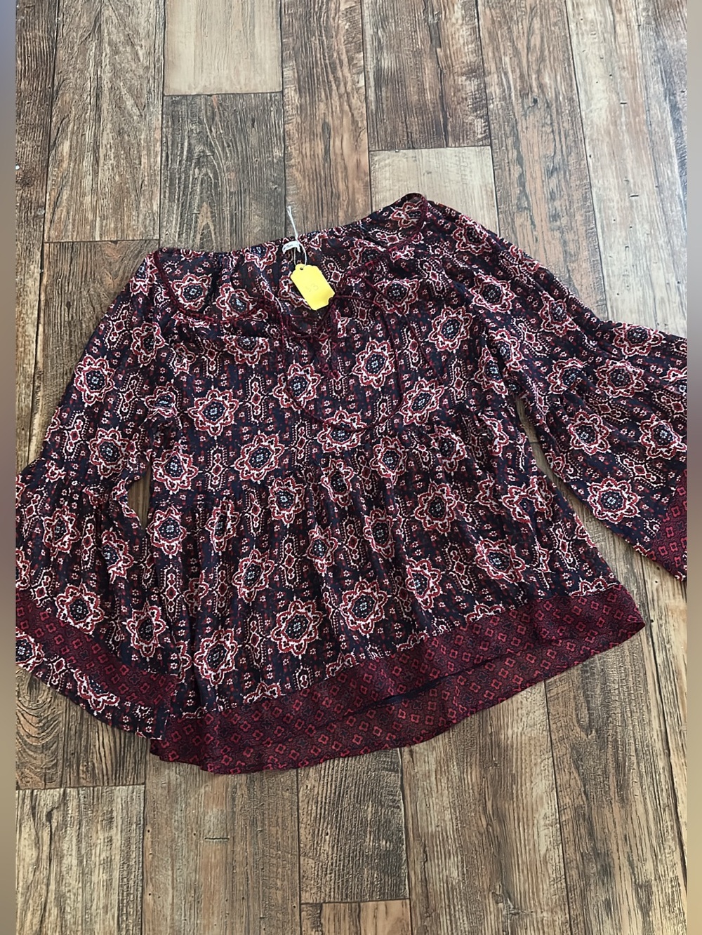 Hollister sheer blouse